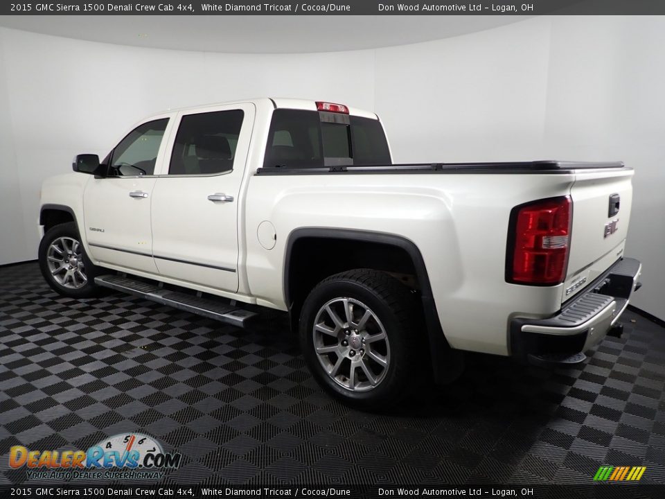 2015 GMC Sierra 1500 Denali Crew Cab 4x4 White Diamond Tricoat / Cocoa/Dune Photo #14