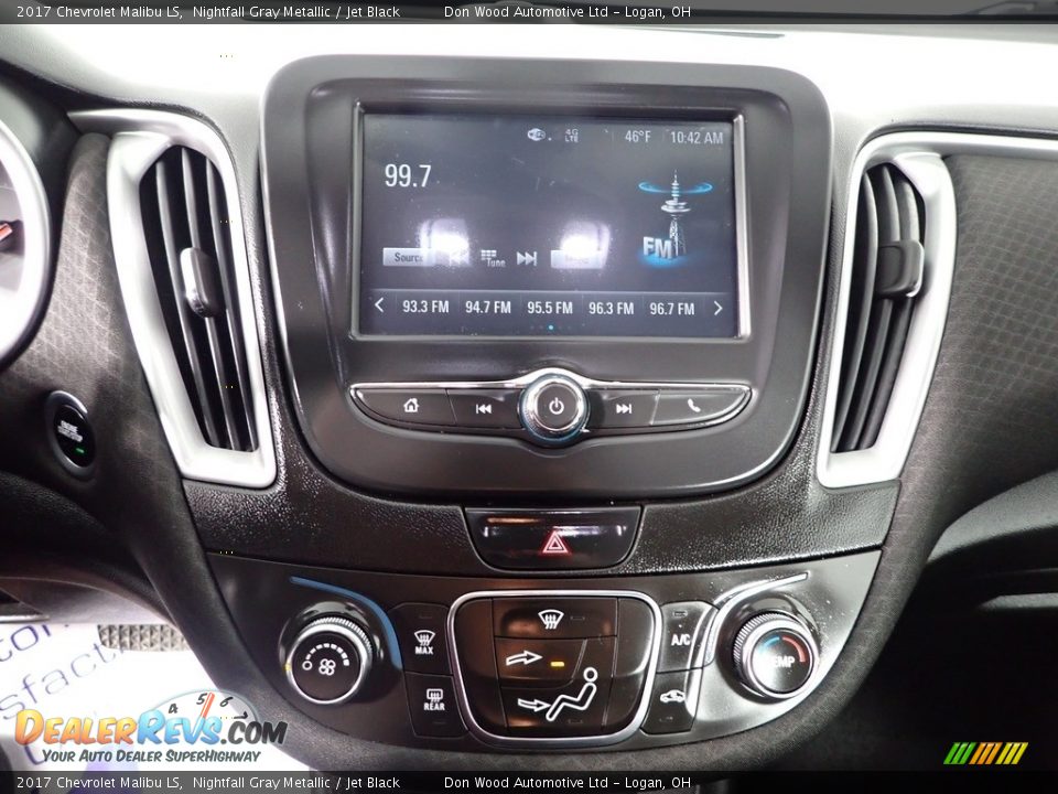 2017 Chevrolet Malibu LS Nightfall Gray Metallic / Jet Black Photo #2