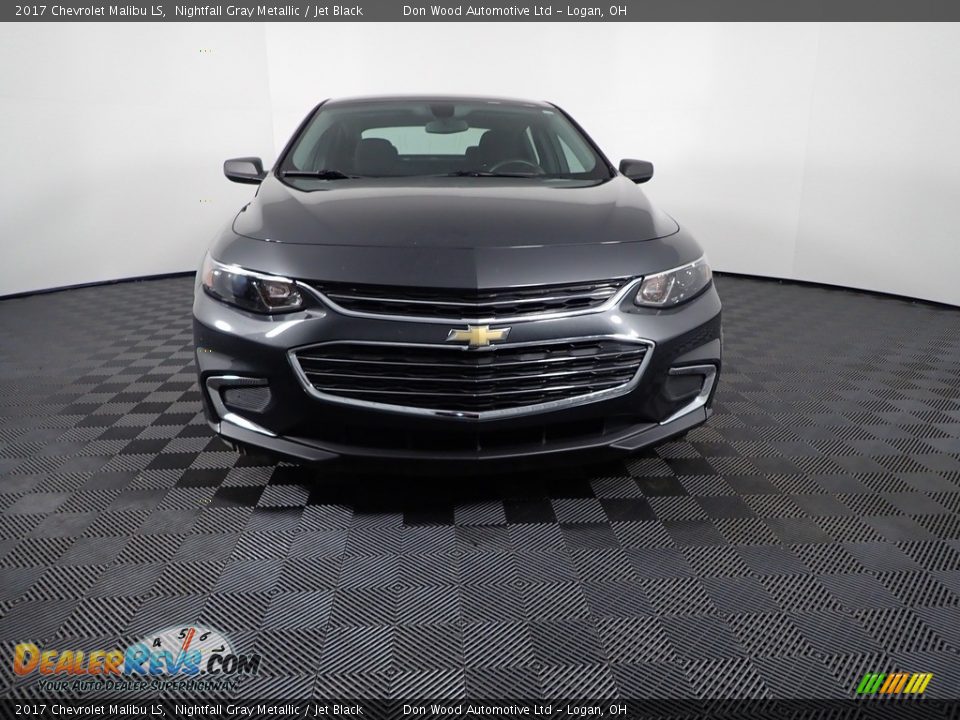 2017 Chevrolet Malibu LS Nightfall Gray Metallic / Jet Black Photo #4