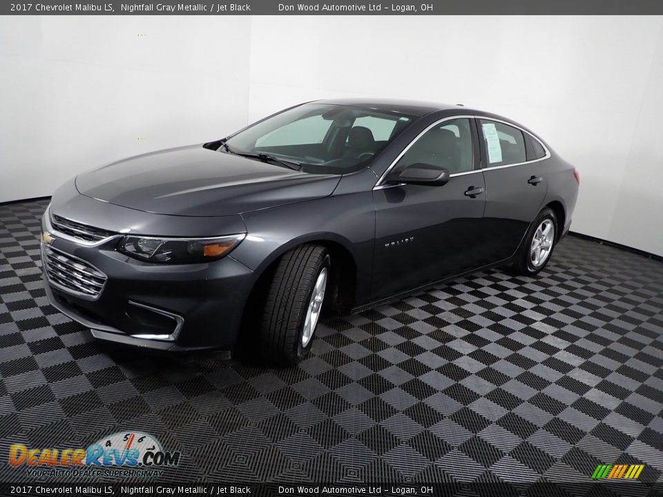2017 Chevrolet Malibu LS Nightfall Gray Metallic / Jet Black Photo #6