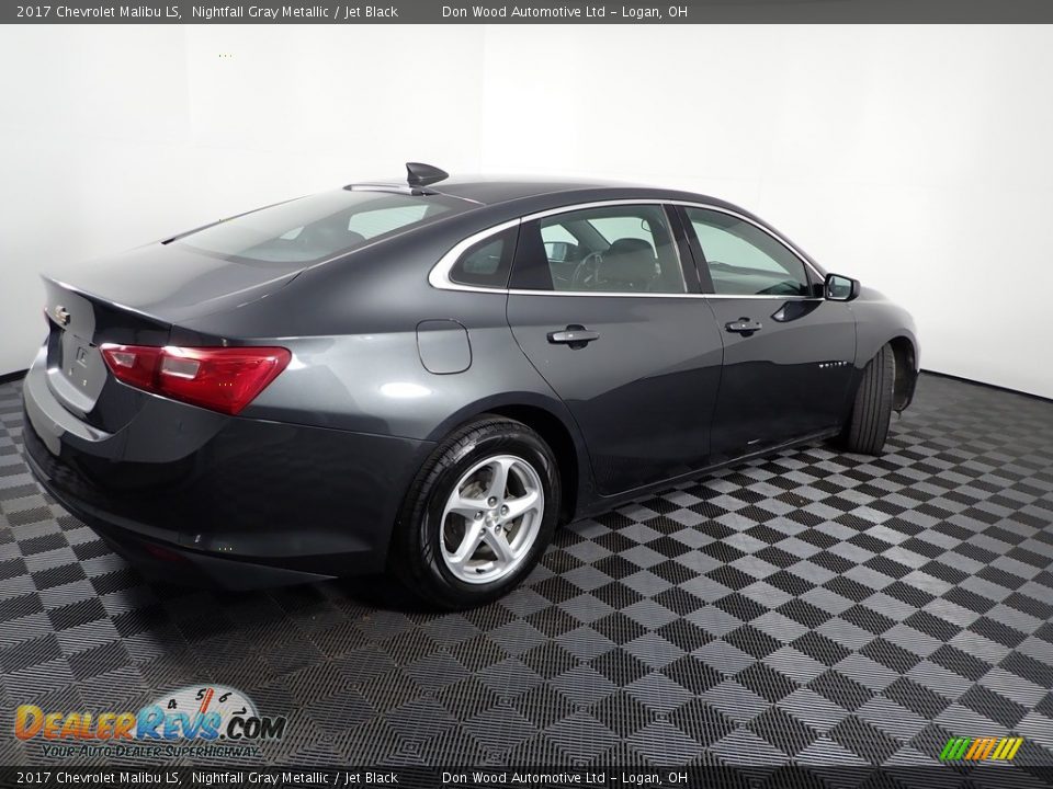 2017 Chevrolet Malibu LS Nightfall Gray Metallic / Jet Black Photo #7
