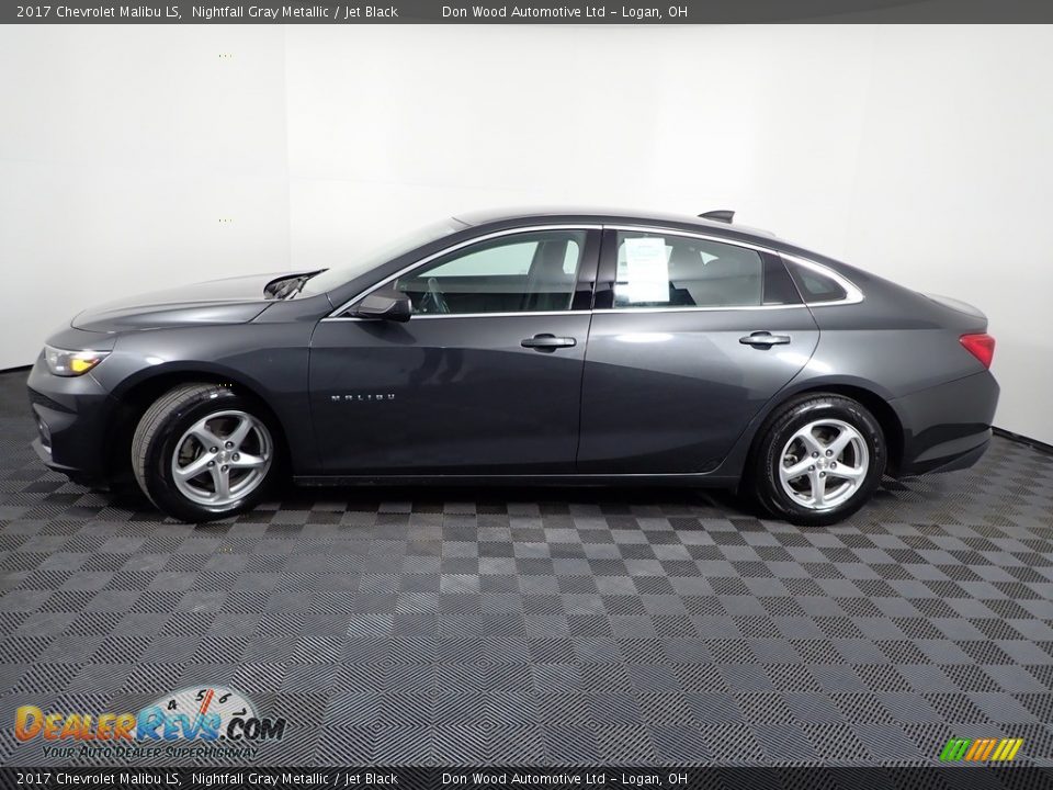2017 Chevrolet Malibu LS Nightfall Gray Metallic / Jet Black Photo #8