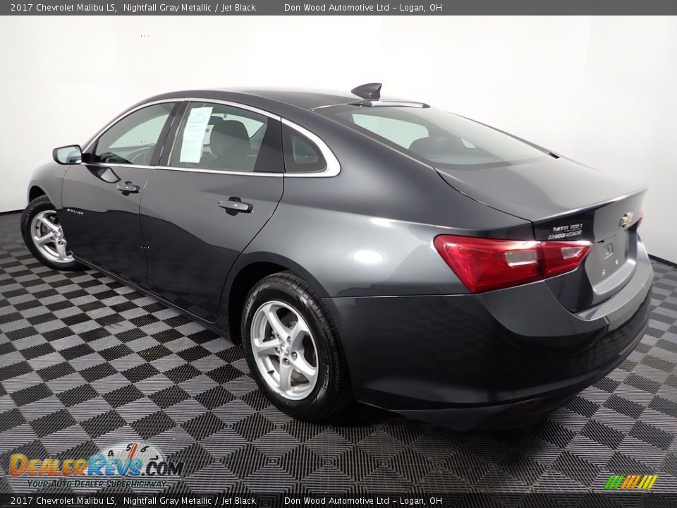 2017 Chevrolet Malibu LS Nightfall Gray Metallic / Jet Black Photo #9