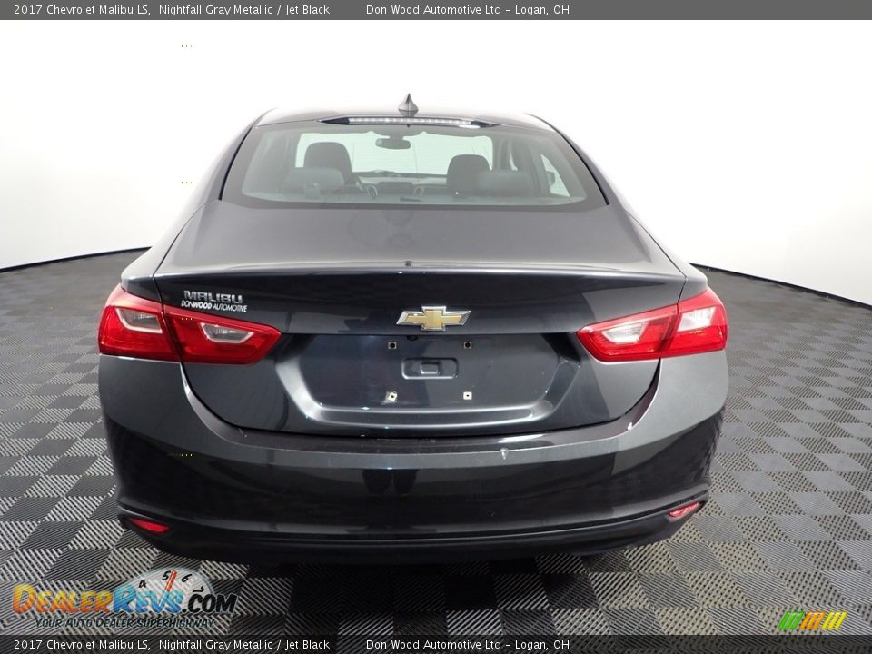 2017 Chevrolet Malibu LS Nightfall Gray Metallic / Jet Black Photo #11