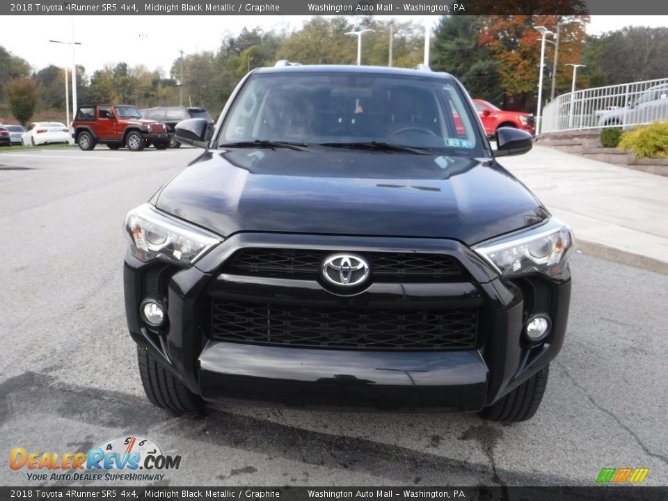 2018 Toyota 4Runner SR5 4x4 Midnight Black Metallic / Graphite Photo #12