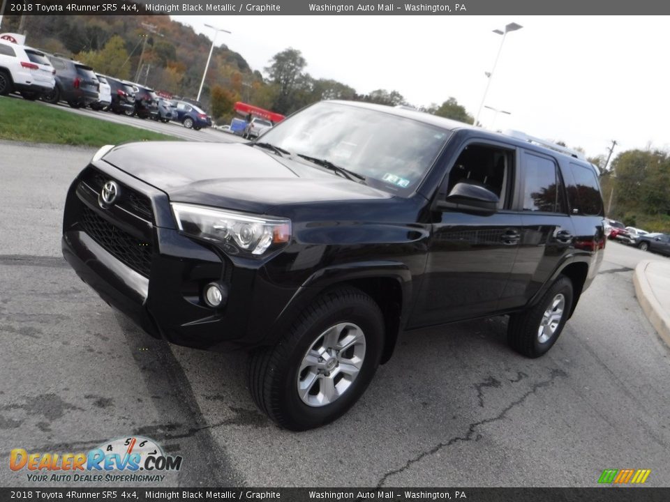 2018 Toyota 4Runner SR5 4x4 Midnight Black Metallic / Graphite Photo #13