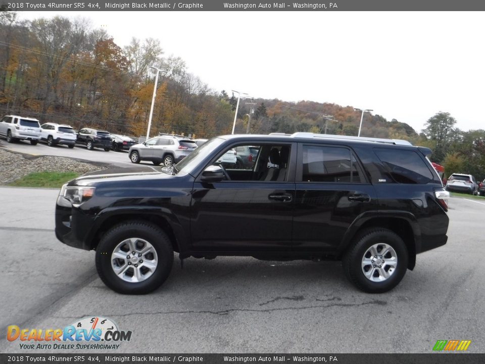 2018 Toyota 4Runner SR5 4x4 Midnight Black Metallic / Graphite Photo #14