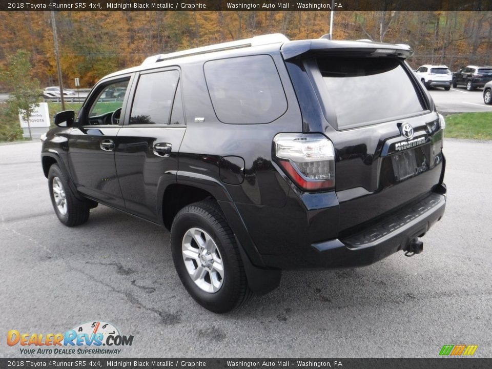 2018 Toyota 4Runner SR5 4x4 Midnight Black Metallic / Graphite Photo #15