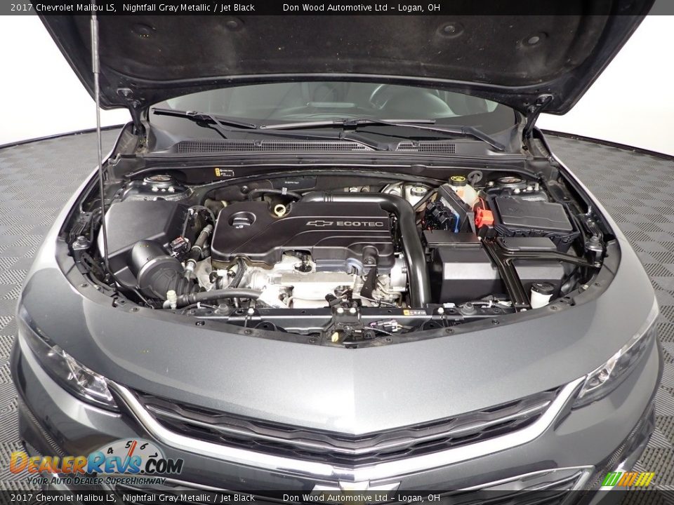 2017 Chevrolet Malibu LS Nightfall Gray Metallic / Jet Black Photo #15