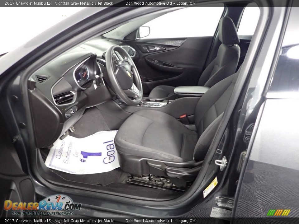 2017 Chevrolet Malibu LS Nightfall Gray Metallic / Jet Black Photo #17