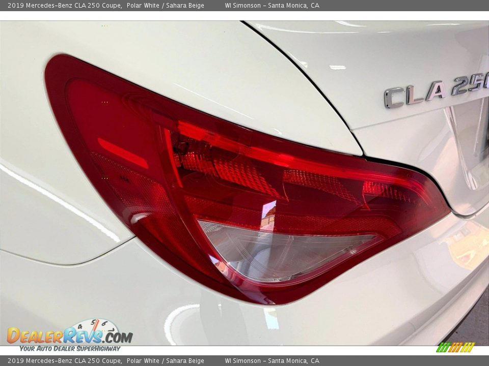 2019 Mercedes-Benz CLA 250 Coupe Polar White / Sahara Beige Photo #29