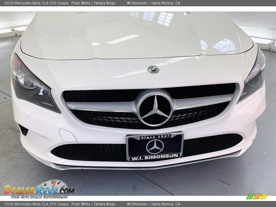 2019 Mercedes-Benz CLA 250 Coupe Polar White / Sahara Beige Photo #30