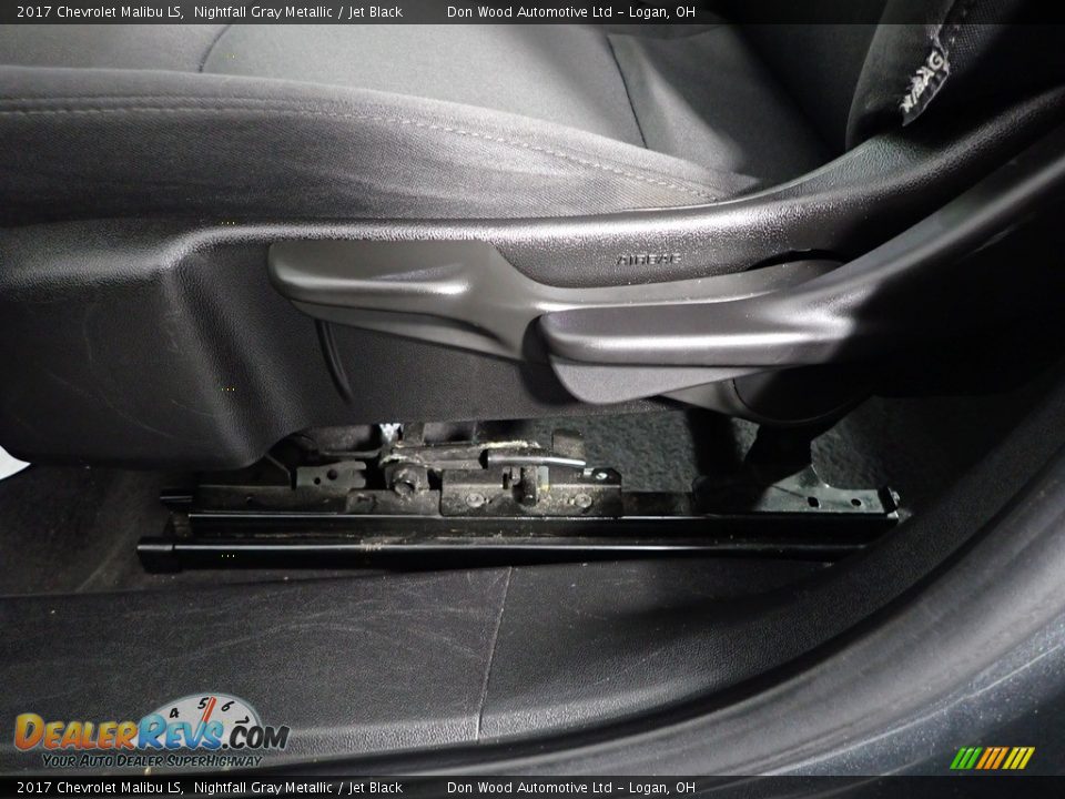 2017 Chevrolet Malibu LS Nightfall Gray Metallic / Jet Black Photo #20