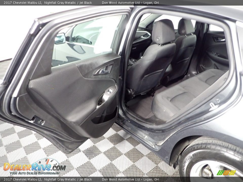 2017 Chevrolet Malibu LS Nightfall Gray Metallic / Jet Black Photo #28