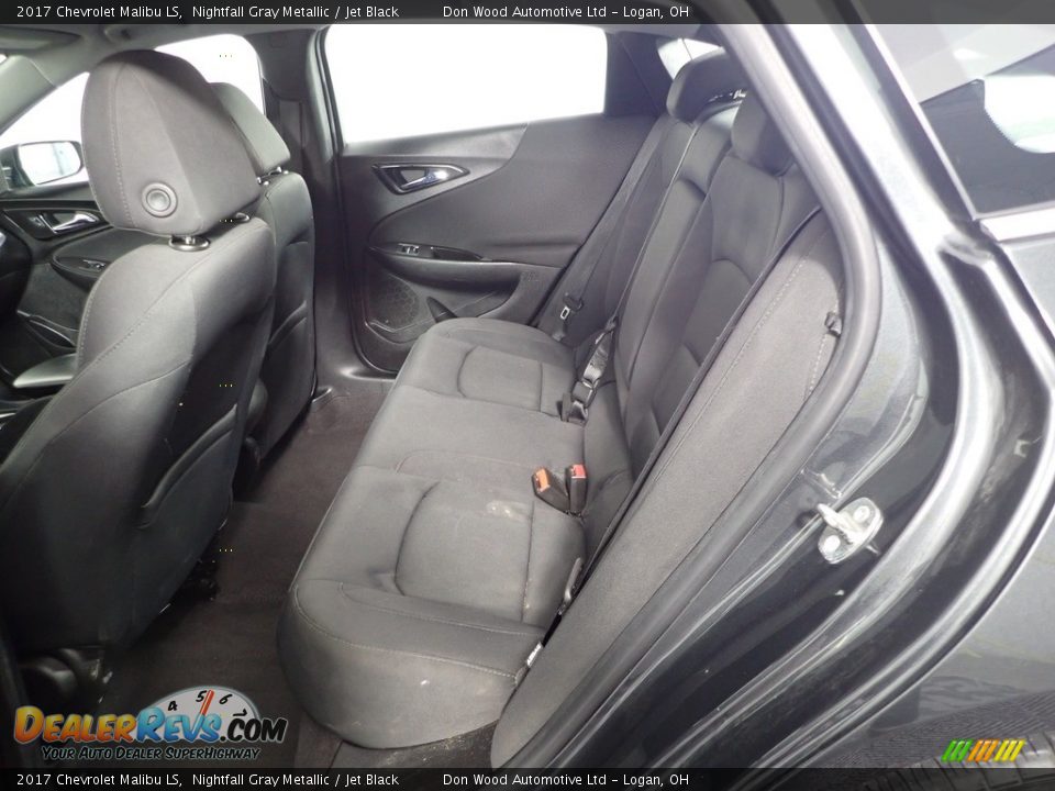 2017 Chevrolet Malibu LS Nightfall Gray Metallic / Jet Black Photo #29