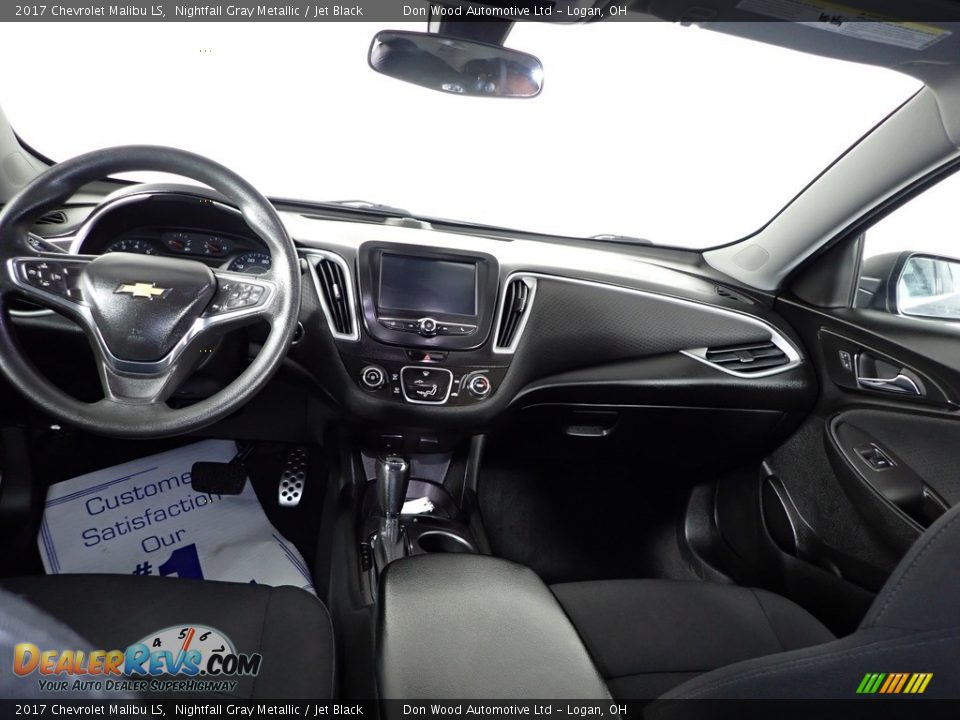 2017 Chevrolet Malibu LS Nightfall Gray Metallic / Jet Black Photo #30