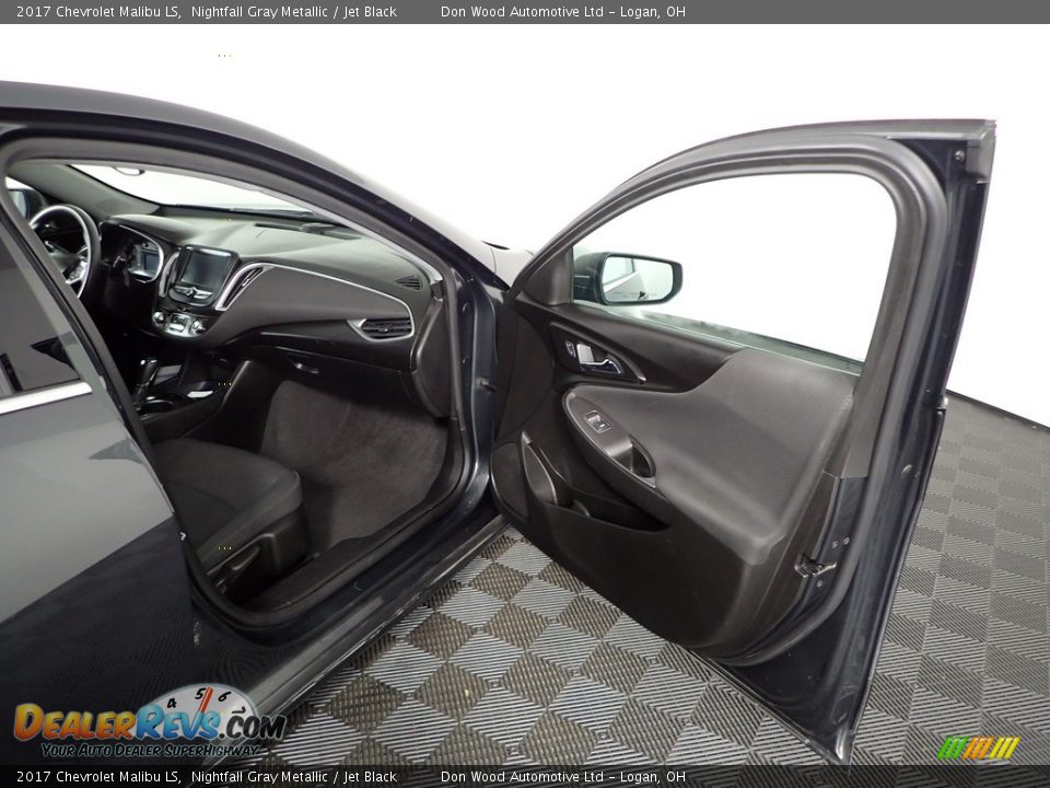 2017 Chevrolet Malibu LS Nightfall Gray Metallic / Jet Black Photo #31