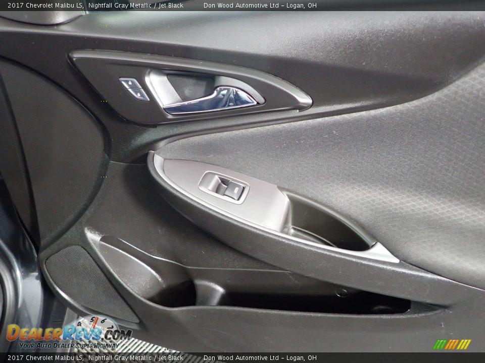 2017 Chevrolet Malibu LS Nightfall Gray Metallic / Jet Black Photo #32