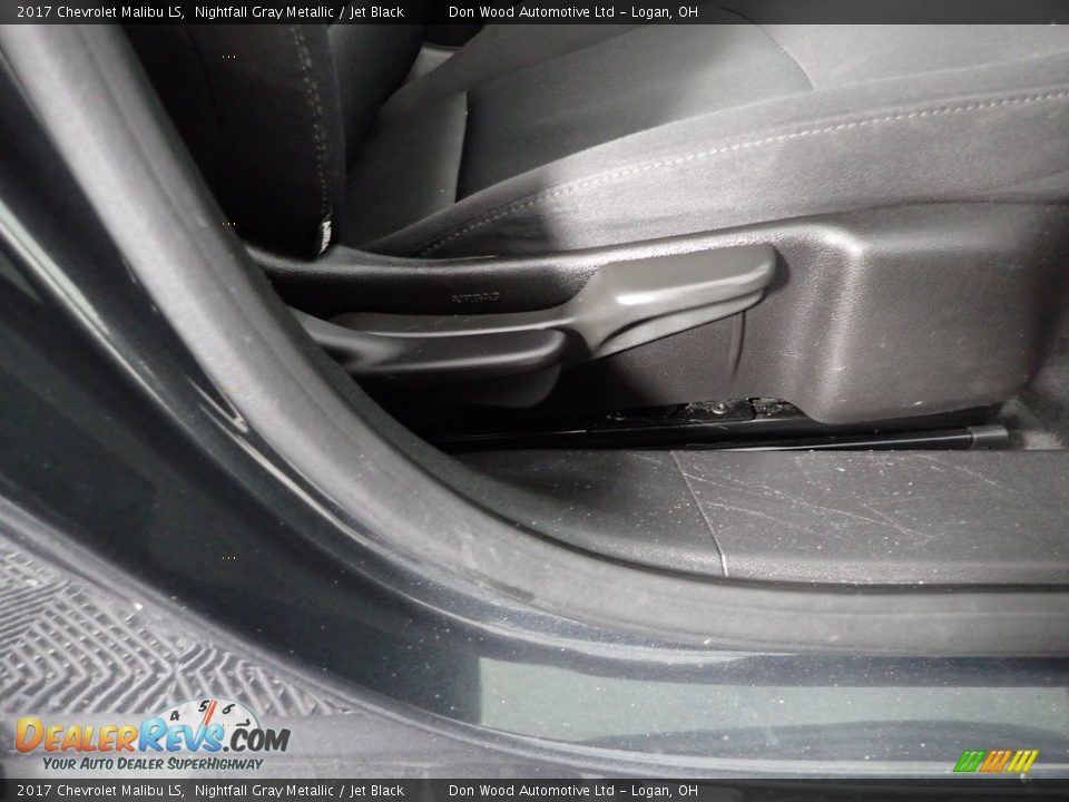 2017 Chevrolet Malibu LS Nightfall Gray Metallic / Jet Black Photo #33