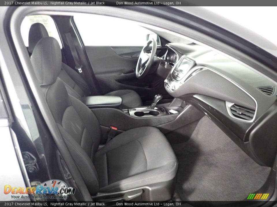 2017 Chevrolet Malibu LS Nightfall Gray Metallic / Jet Black Photo #34