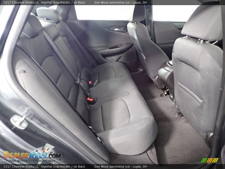 2017 Chevrolet Malibu LS Nightfall Gray Metallic / Jet Black Photo #36
