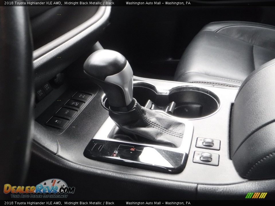 2018 Toyota Highlander XLE AWD Midnight Black Metallic / Black Photo #23