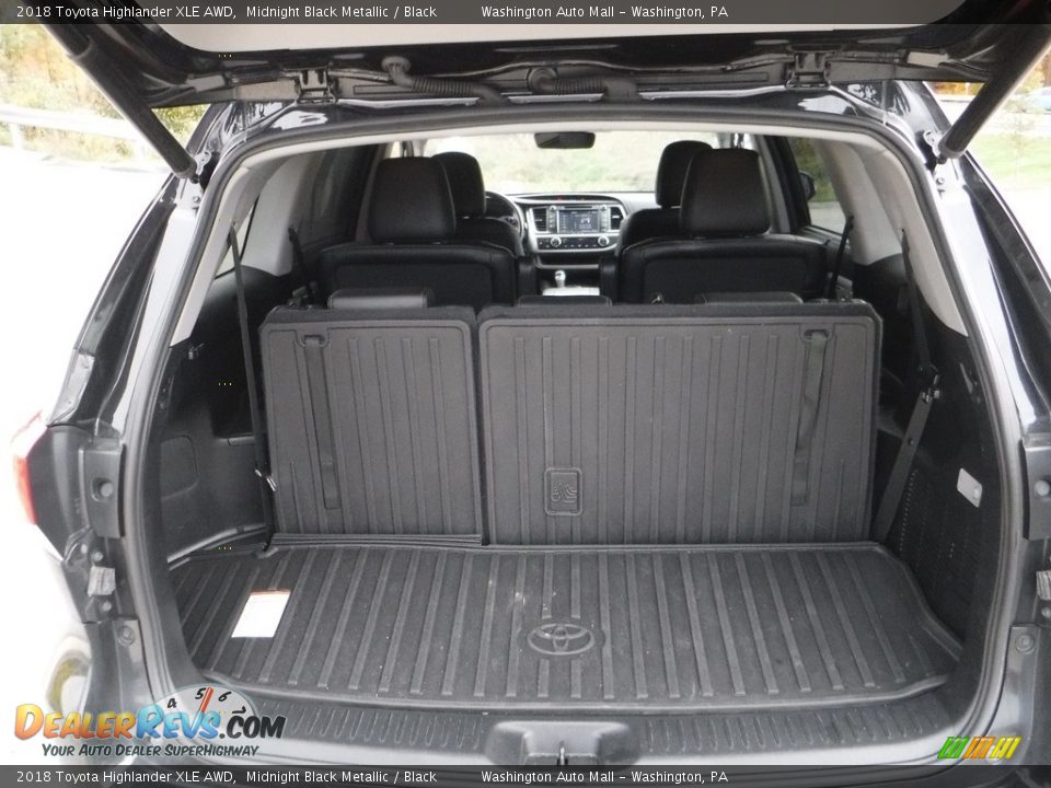 2018 Toyota Highlander XLE AWD Midnight Black Metallic / Black Photo #33