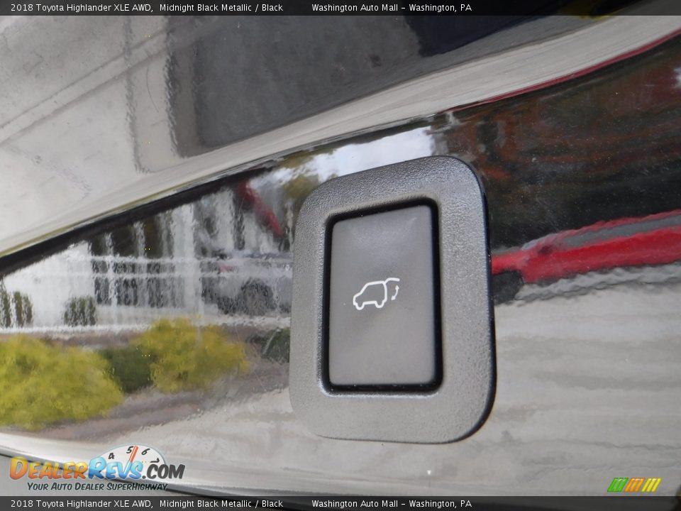 2018 Toyota Highlander XLE AWD Midnight Black Metallic / Black Photo #34