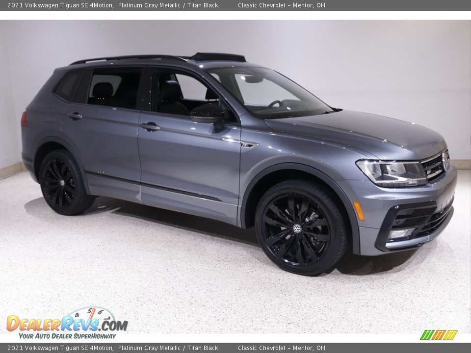 Platinum Gray Metallic 2021 Volkswagen Tiguan SE 4Motion Photo #1