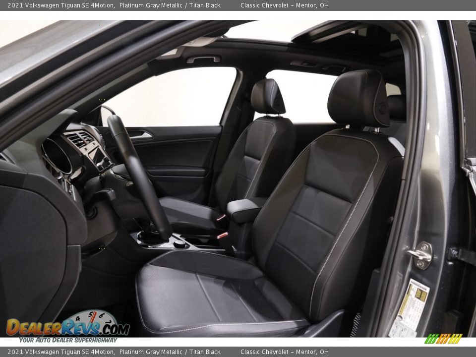 Front Seat of 2021 Volkswagen Tiguan SE 4Motion Photo #5