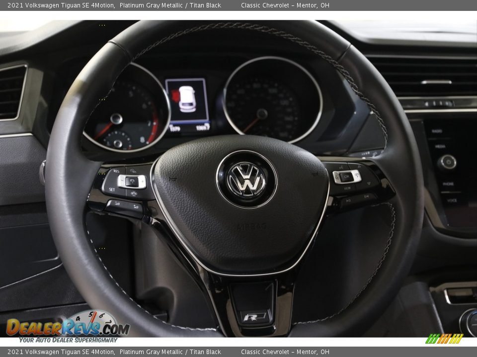 2021 Volkswagen Tiguan SE 4Motion Steering Wheel Photo #7