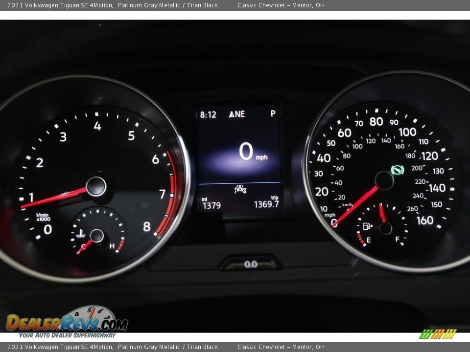 2021 Volkswagen Tiguan SE 4Motion Gauges Photo #8