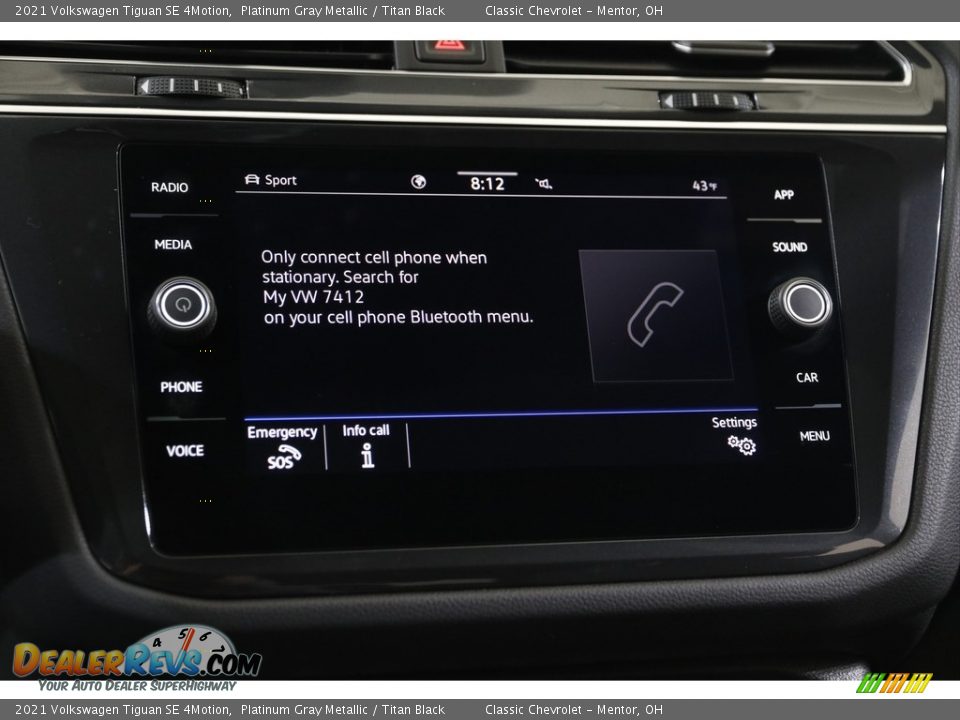 Controls of 2021 Volkswagen Tiguan SE 4Motion Photo #10