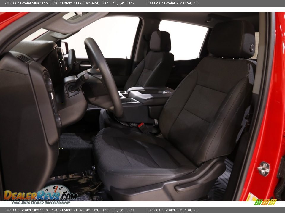 2020 Chevrolet Silverado 1500 Custom Crew Cab 4x4 Red Hot / Jet Black Photo #5