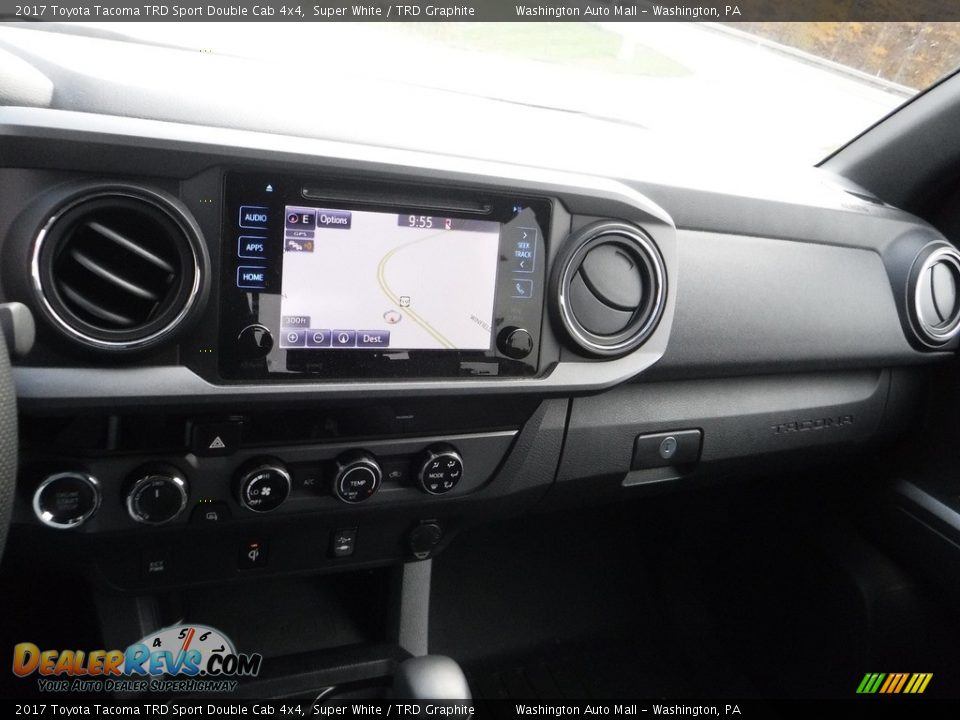 2017 Toyota Tacoma TRD Sport Double Cab 4x4 Super White / TRD Graphite Photo #3