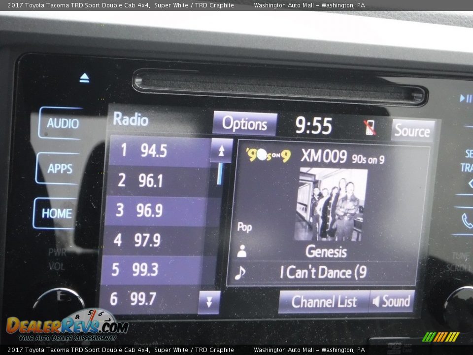 2017 Toyota Tacoma TRD Sport Double Cab 4x4 Super White / TRD Graphite Photo #5