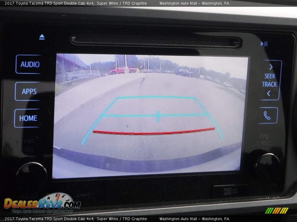 2017 Toyota Tacoma TRD Sport Double Cab 4x4 Super White / TRD Graphite Photo #6