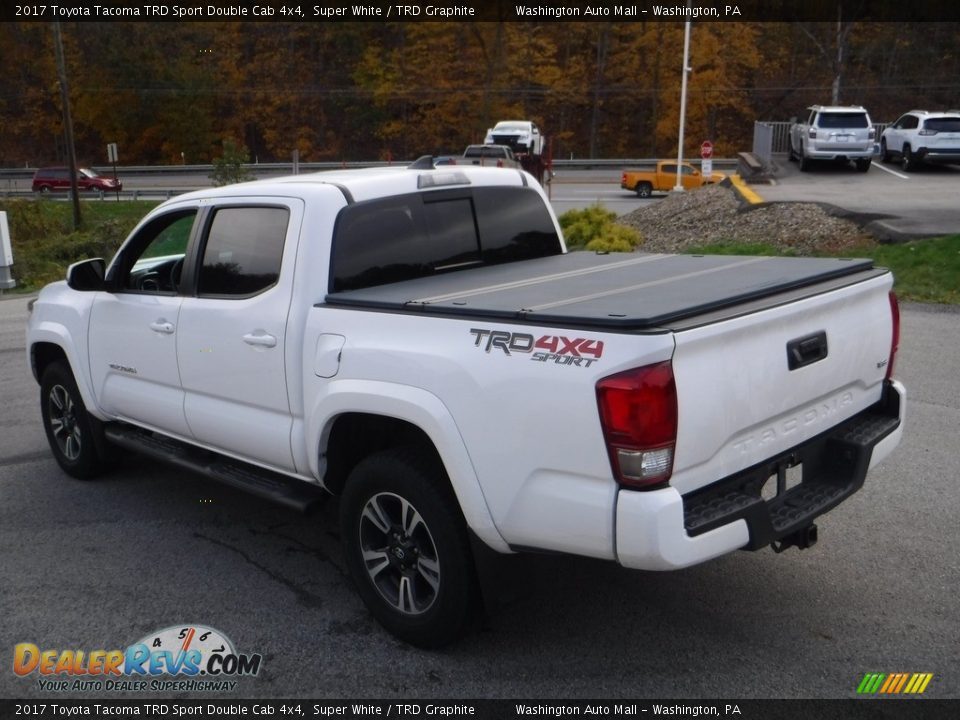 2017 Toyota Tacoma TRD Sport Double Cab 4x4 Super White / TRD Graphite Photo #15