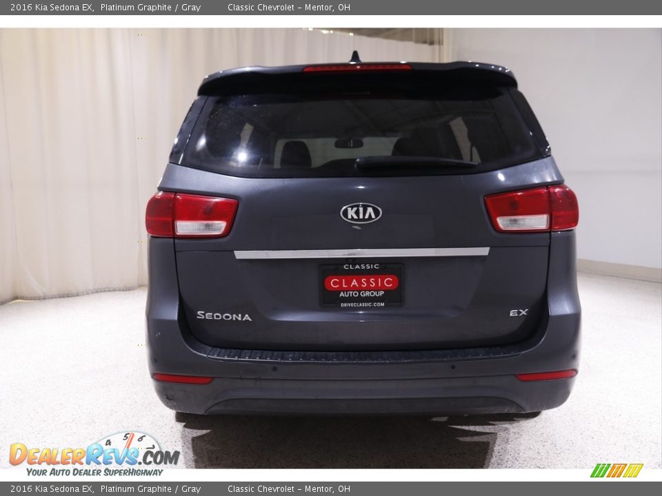 2016 Kia Sedona EX Platinum Graphite / Gray Photo #16