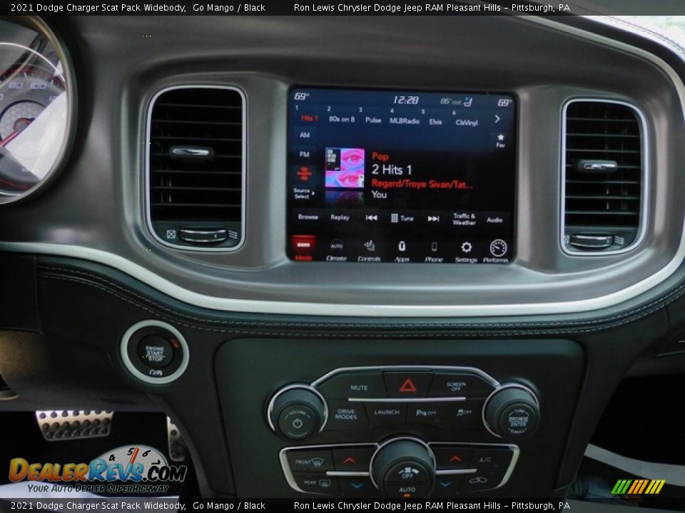 Controls of 2021 Dodge Charger Scat Pack Widebody Photo #16