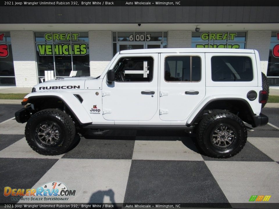 2021 Jeep Wrangler Unlimited Rubicon 392 Bright White / Black Photo #1