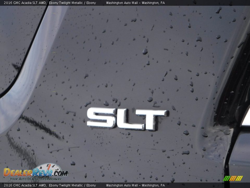 2016 GMC Acadia SLT AWD Ebony Twilight Metallic / Ebony Photo #9