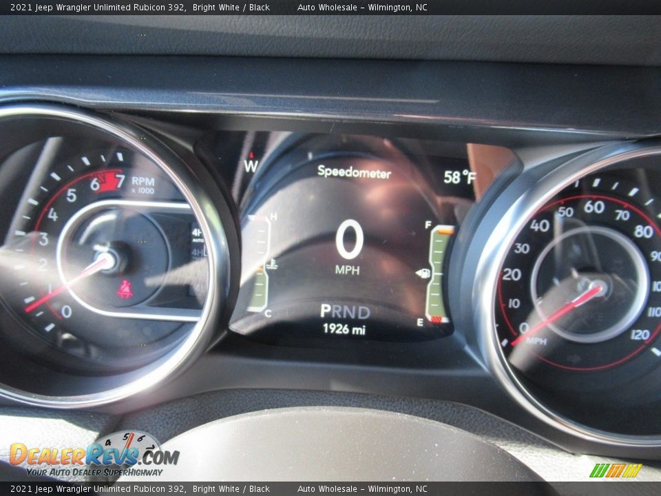 2021 Jeep Wrangler Unlimited Rubicon 392 Gauges Photo #16