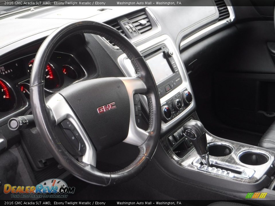 2016 GMC Acadia SLT AWD Ebony Twilight Metallic / Ebony Photo #18