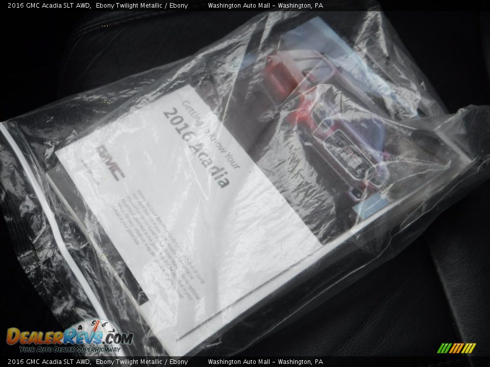 2016 GMC Acadia SLT AWD Ebony Twilight Metallic / Ebony Photo #28