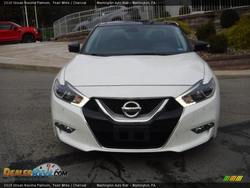 2016 Nissan Maxima Platinum Pearl White / Charcoal Photo #10