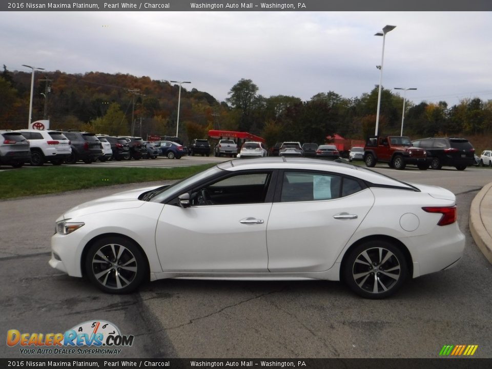 2016 Nissan Maxima Platinum Pearl White / Charcoal Photo #12