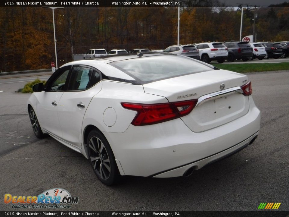 2016 Nissan Maxima Platinum Pearl White / Charcoal Photo #14