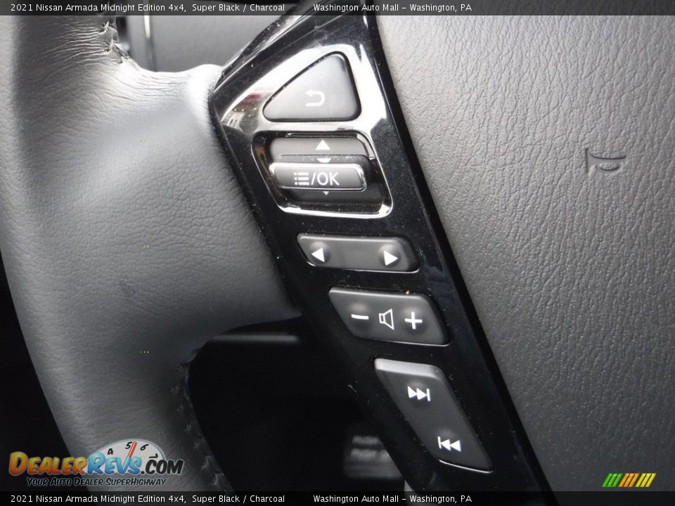 2021 Nissan Armada Midnight Edition 4x4 Steering Wheel Photo #10