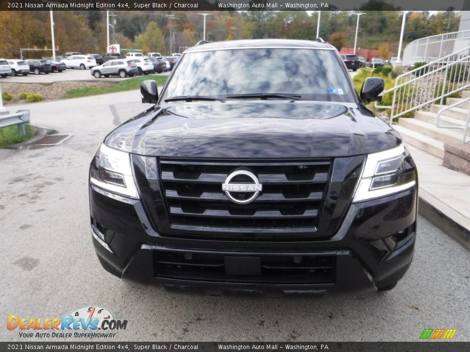 2021 Nissan Armada Midnight Edition 4x4 Super Black / Charcoal Photo #14